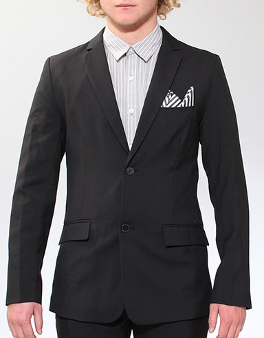 Daper Stone Suit Suit - Black