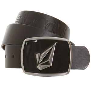 Half Stone Leather belt - Brown