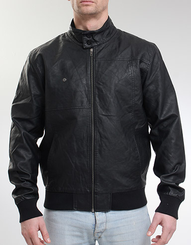 Hoxton Mock leather jacket