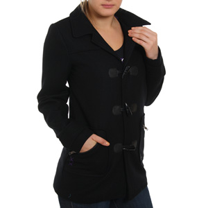 Volcom Ladies Olive Pea coat - Black