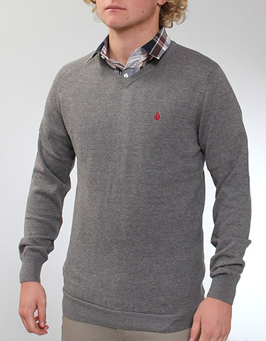 Standard Sweater V neck jumper - Heather