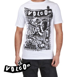T-Shirts - Volcom Zombies T-Shirt - White
