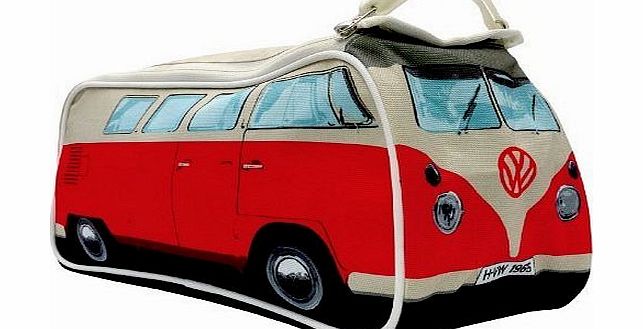 Volkswagen Genuine Volkswagen Split Windscreen VW Campervan Camper Van Washbag Wash Bag Travel Bag - Red