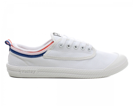 Volley International White Canvas Trainers