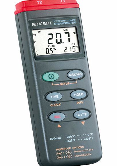 Voltcraft K202 Digital Thermometer 2 Channel