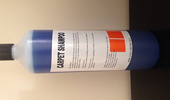 vpchemicals 500ml of super concentrated carpet shampoo for hand or machine use, suitable for all machines, bissell, vax, karcher....
