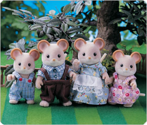 Sylvanian Families Maces Mouse Family