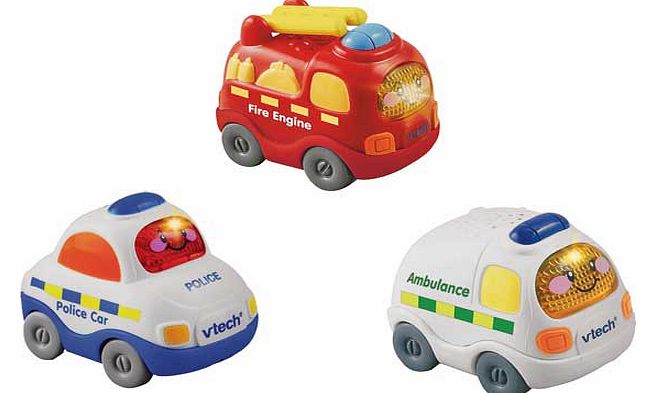 VTech Toot-Toot Drivers Set of 3 Emergency
