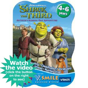 V Smile Learning Game Shrek The Third Arthurs School Day Adventure