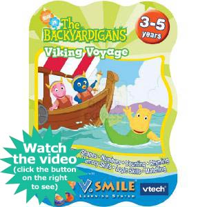 VTech V Smile Learning Game The Backyardigans Viking Voyage
