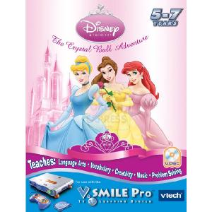 VTech V Smile Pro Learning System V Disc Disney Princess The Crystal Ball Adventure