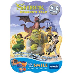 VTech V Smile Shrek Dragons Tale Learning Game