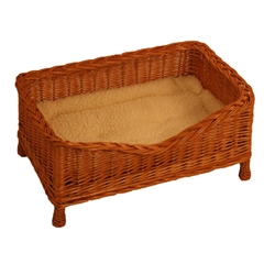Extra Extra Large Square Wicker Dog Bed by Gadsby