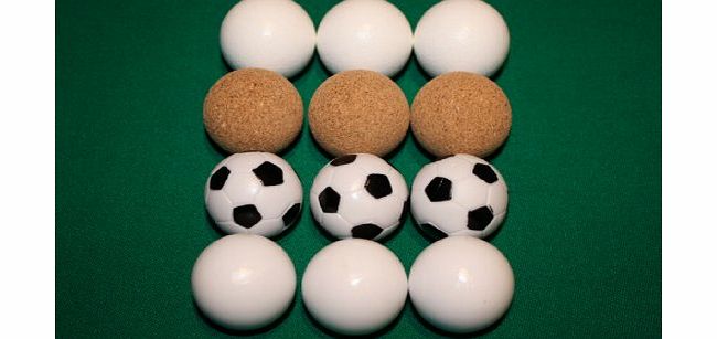 Wagner Automaten table football balls 12 Balls 4x3 piece in the assortment
