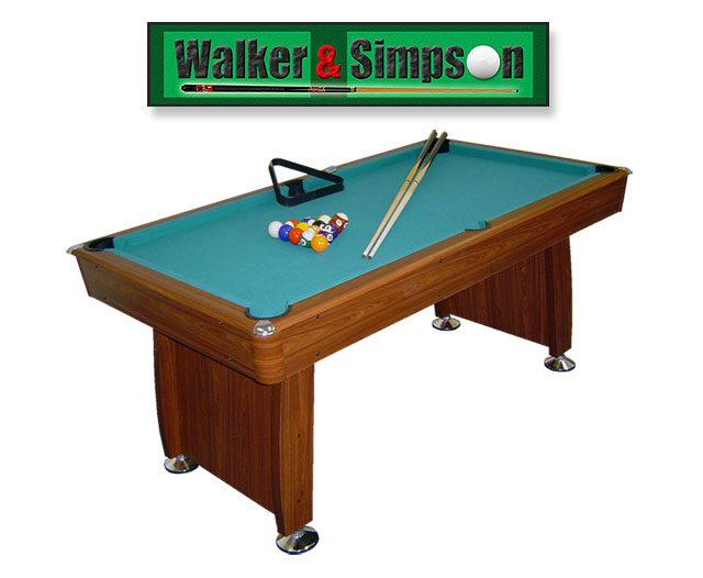 Walker and Simpson 6ft Pool Table Regal