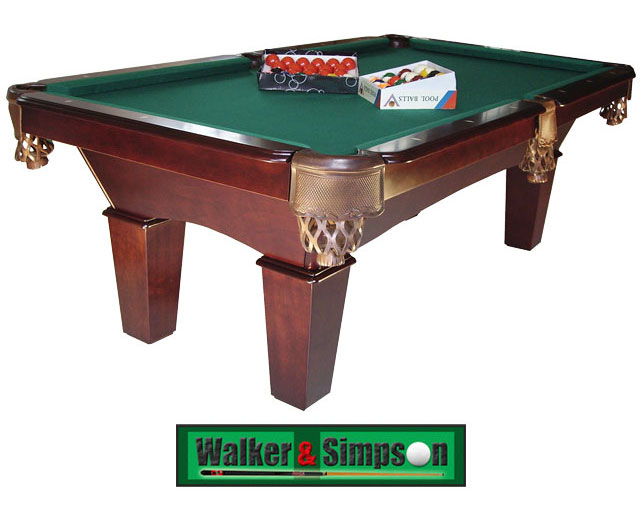 7ft Pool Table Slate Bed Walker and Simpson