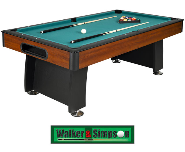 Walker and Simpson 7ft Walker and Simpson Club Pool Table with Ball