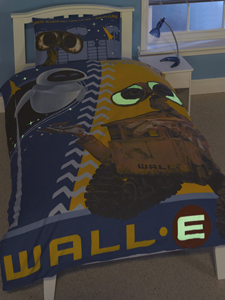 WALL-E Glow-in-the-Dark Single Duvet Cover Set