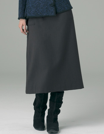 Wall Luxury Essentials Gentle A-Line Skirt