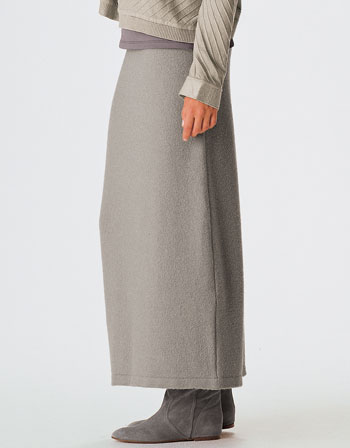Wall Luxury Essentials Long Felted Skirt