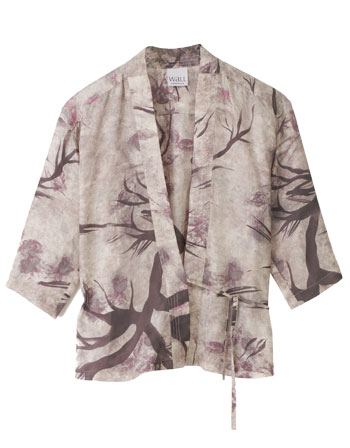 Wall Luxury Essentials Watercolour wrap blouse