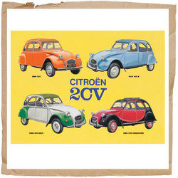 Wall Plaques 2CV Collage N/A