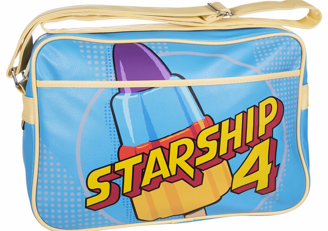 Classic Starship 4 Retro Messenger Bag