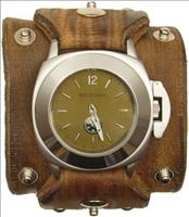 Walnut Leather ````Violater II```` Watch by Red