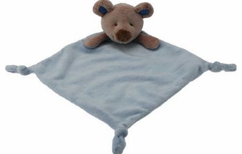 - Ollie Bear Baby Security Blanket - Blue