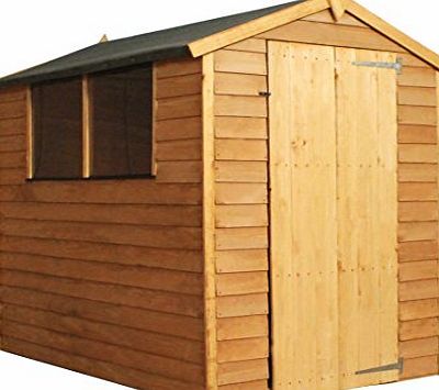 6ft x 4ft Overlap Apex Wooden Storage Shed - Brand New 6x4 Wood Sheds