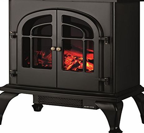 Warmlite WL46015 Log Effect Stove Fire, 2000 W - Black
