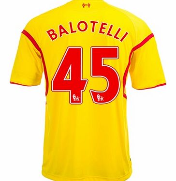 Liverpool Away Infant Kit 2014/15 with Balotelli