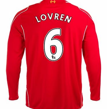 Liverpool Home Shirt 2014/15 Long Sleeve with