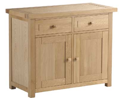 OAK SIDEBOARD DOUBLE WITH 2 DRAWERS 2