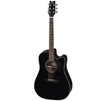 Washburn D10SCE Electro-Acoustic Guitar Black