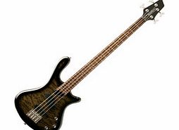 Washburn T14 Bass Guitar Quilted Transparent Black