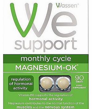 Wassen We Support Monthly Cycle. MAGNESIUM OK .