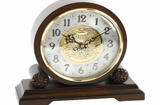Watching Clocks Traditional Walnut Chiming Westminster Mantel Clock