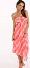 Watercult, 1295[^]270551 Batik Girl Maxi Dress - Coral