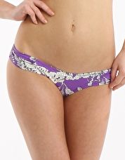 Watercult, 1295[^]221097 Jungle Fever Ruched Side Hipster - Purple
