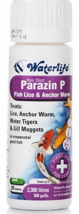 Waterlife Parazin P 20 Tablets