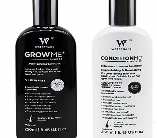 Watermans Hair Growth Shampoo and Conditioner by Watermans - Combo Pack - Best Hair Growth System