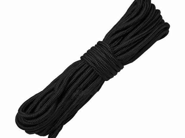 Web-tex 7mm Purlon Rope 15m Black 50ft
