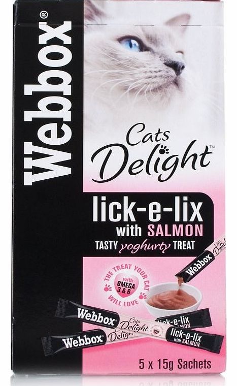 Lick-e-Lix Salmon & Omega 3 & 6 Cat Treats