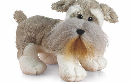 Webkinz Schnauzer Dog Plush Toy with Sealed Adoption Code (Grey)