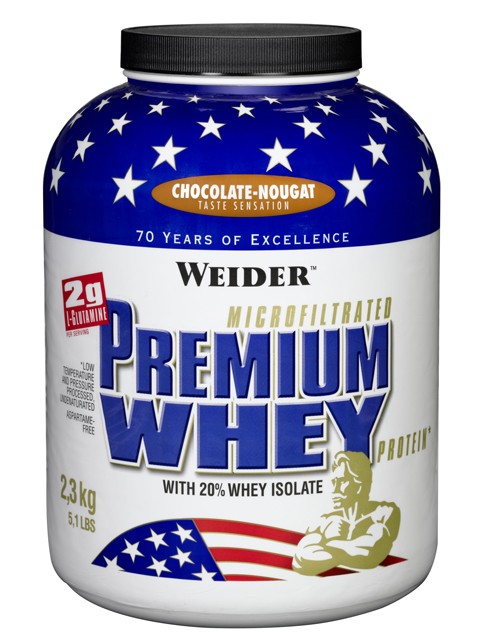 Weider Premium Whey Protein - 2300g Strawberry