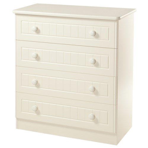 Welcome Furniture Cornwall Cream 4 Drawer Chest