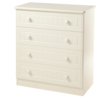 Welcome Furniture Cornwall Magnolia 4 Drawer Chest