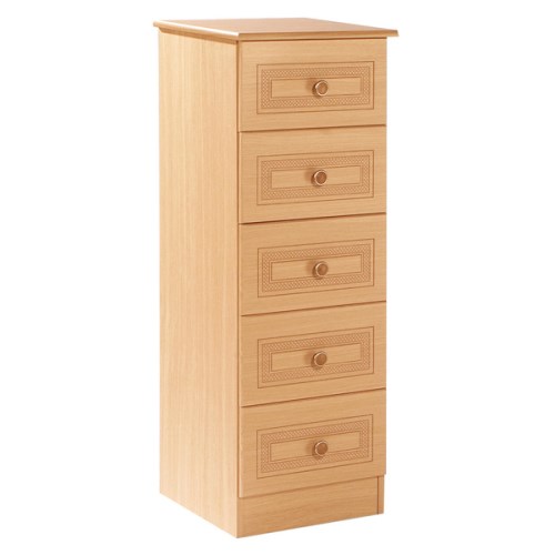 Welcome Furniture Eske Narrow 5 Drawer Chest in