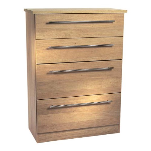 Welcome Furniture Loxley Deep 4 Drawer Chest in